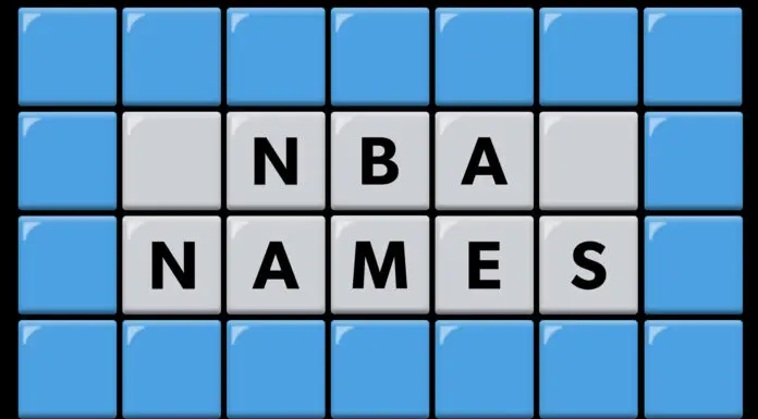 One hidden basketball star. How few letters will you need?