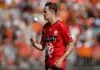 PERTH, AUSTRALIA - JANUARY 07: Jason Behrendorff of the Renegades looks on during the BBL match between Perth Scorchers and Melbourne Renegades at Optus Stadium, on January 07, 2026, in Perth, Australia (Photo by James Worsfold/Getty Images)