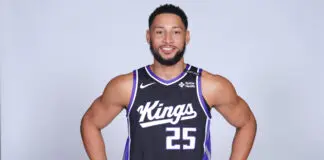 SACRAMENTO, CALIFORNIA - SEPTEMBER 28: Ben Simmons #25 of the Sacramento Kings poses for a picture during the Kings Media Day at Sacramento Kings Practice Facility on September 28, 2026 in Sacramento, California. NOTE TO USER: User expressly acknowledges and agrees that, by downloading and or using this photograph, User is consenting to the terms and conditions of the Getty Images License Agreement. (Photo by Thearon W. Henderson/Getty Images)