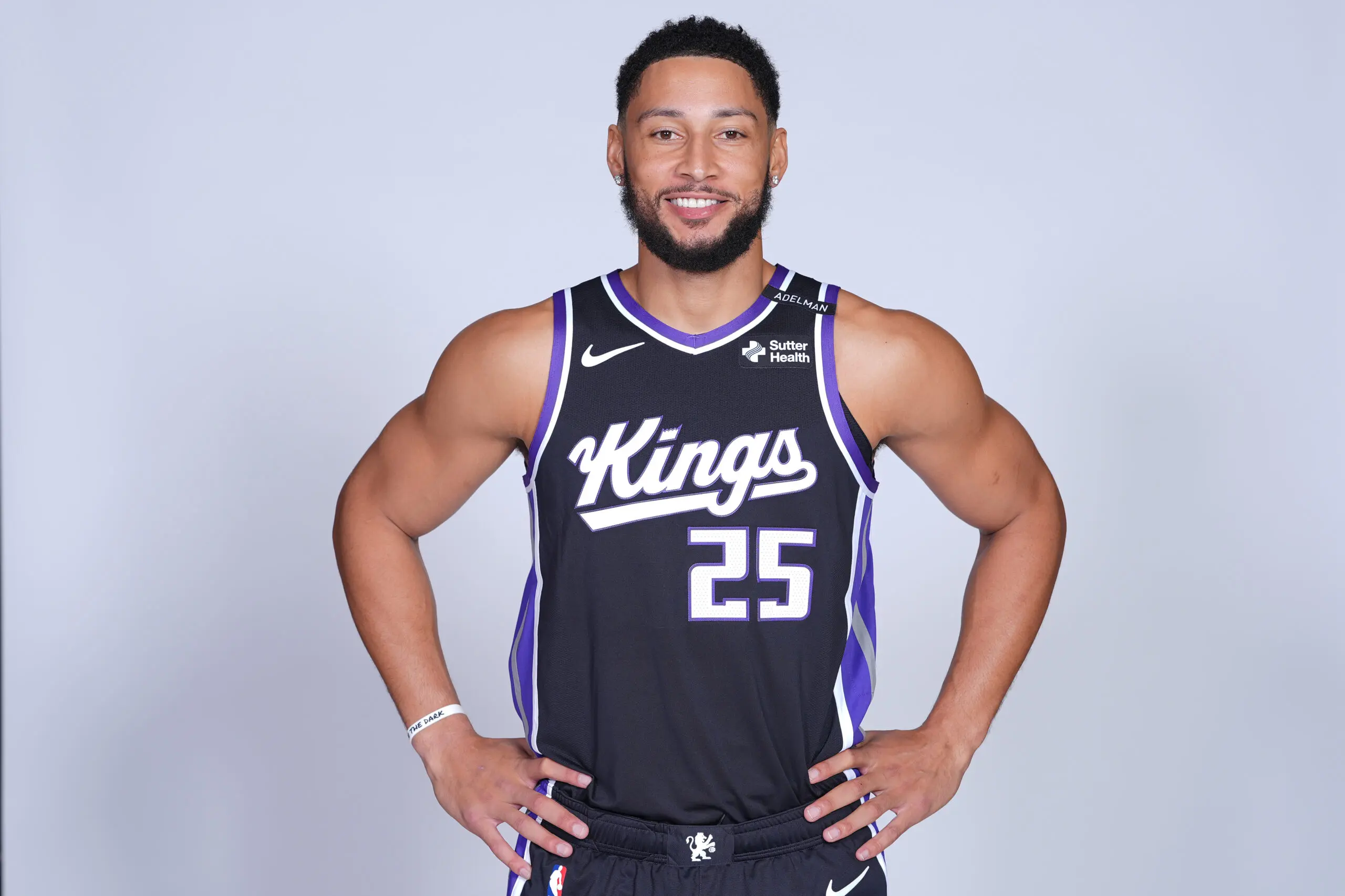 SACRAMENTO, CALIFORNIA - SEPTEMBER 28: Ben Simmons #25 of the Sacramento Kings poses for a picture during the Kings Media Day at Sacramento Kings Practice Facility on September 28, 2026 in Sacramento, California. NOTE TO USER: User expressly acknowledges and agrees that, by downloading and or using this photograph, User is consenting to the terms and conditions of the Getty Images License Agreement. (Photo by Thearon W. Henderson/Getty Images)