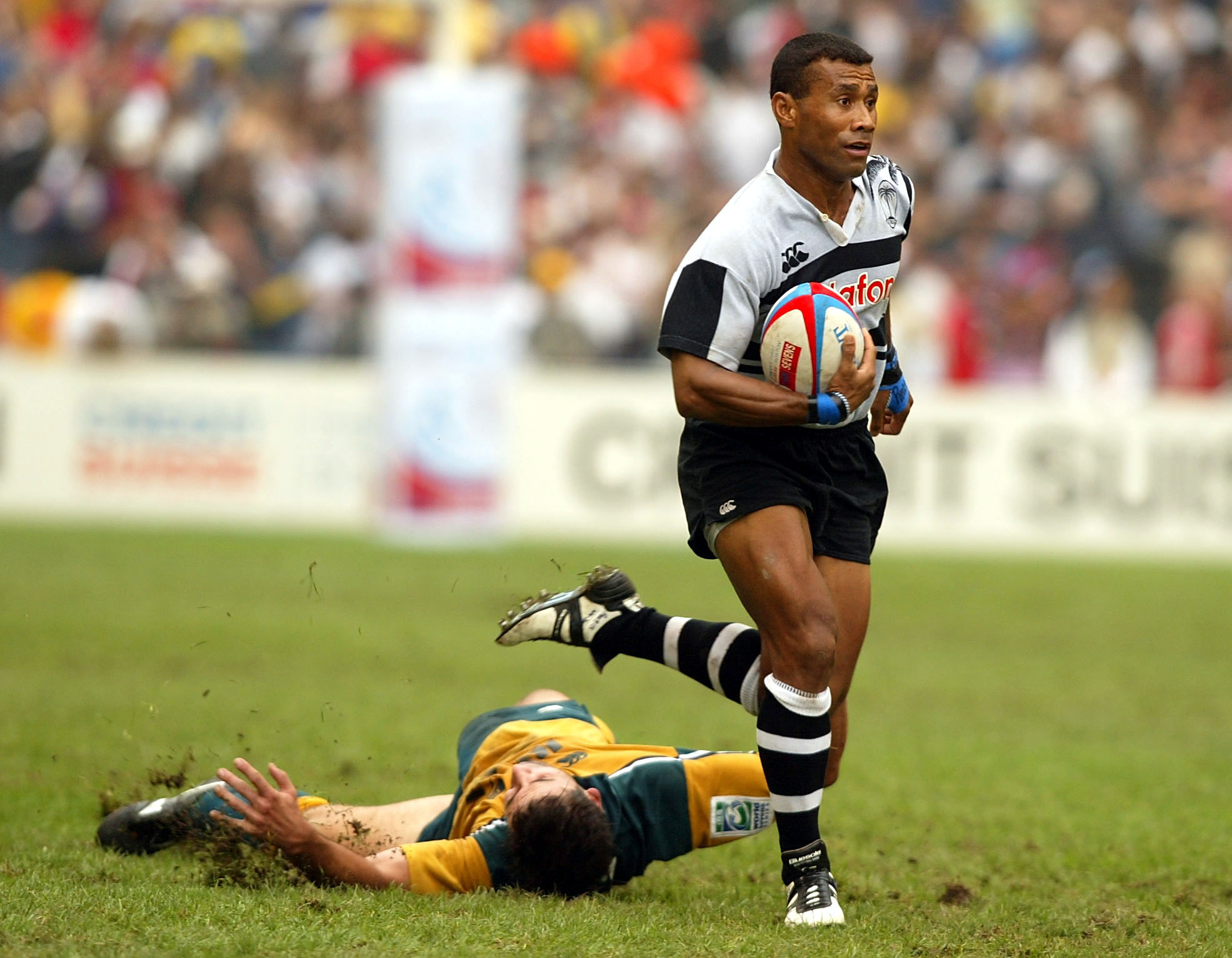 Which rugby sevens player scored the most points in every season?