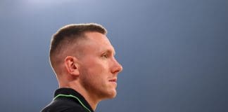 MELBOURNE, AUSTRALIA - FEBRUARY 10: Mitchell Creek of the Phoenix looks on during the round 19 NBL match between South East Melbourne Phoenix and Tasmania Jackjumpers at John Cain Arena on February 10, 2024 in Melbourne, Australia. (Photo by Graham Denholm/Getty Images)